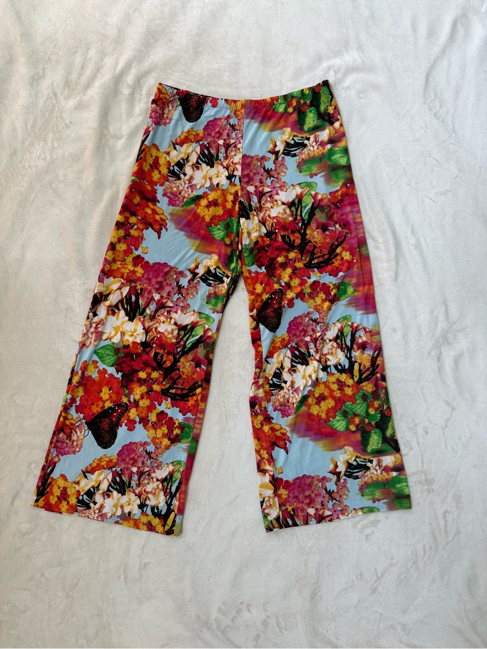 Josie by Natori Floral Wide-Leg Sleep Bottoms